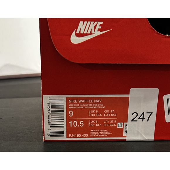 Size 9 MENS - Nike Waffle Debut Midnight Navy NEW IN BOX main image 8